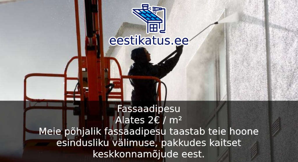 Fassaadipesu hind