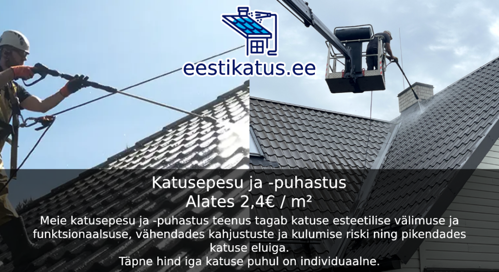 Katusepesu hind